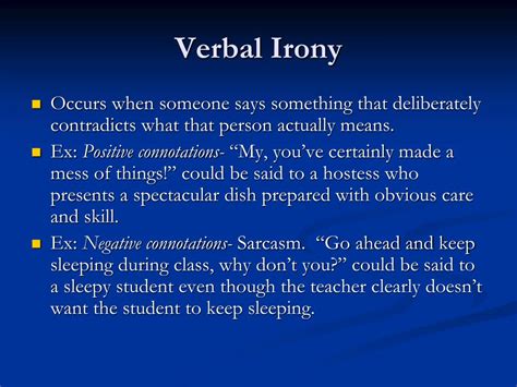 Ppt Irony Verbal Situational And Dramatic Powerpoint Presentation