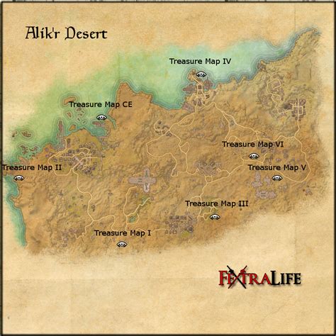 Alikr Treasure Map Iii Elder Scrolls Online Wiki