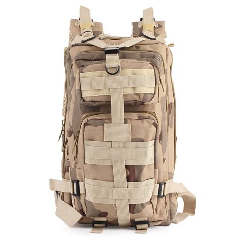 Molle Tactical Backpack Outdoor Backpacks Desert Camo
