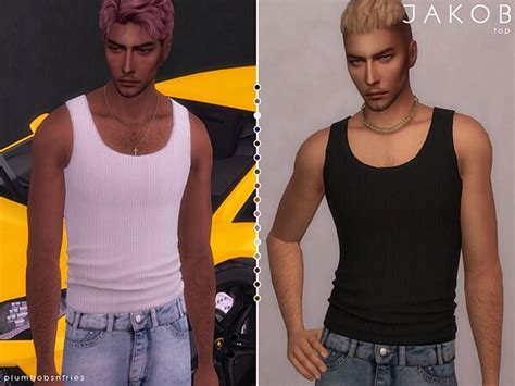 Jakob Top By Plumbobs N Fries From Tsr • Sims 4 Downloads