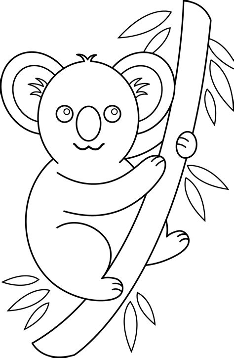 Dessin Koala 9361 Animaux à Colorier Coloriages à Imprimer