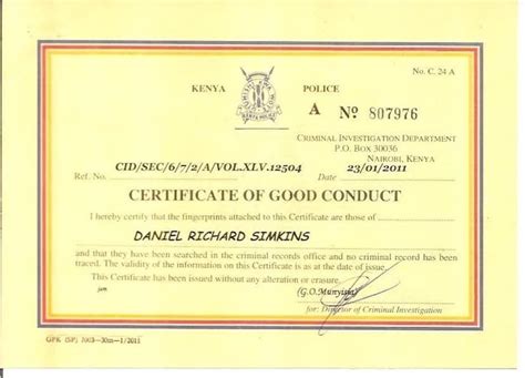 How To Renew A Certificate Of Good Conduct In Kenya Full Guide Ke
