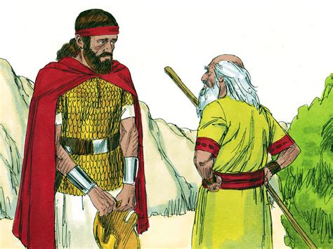 Freebibleimages King Saul Attacks The Amalekites King Saul The
