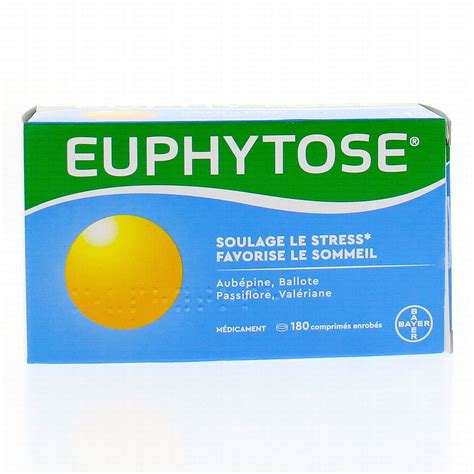 EUPHYTOSE Stress boîte de 180 comprimés Bayer (médicament conseil