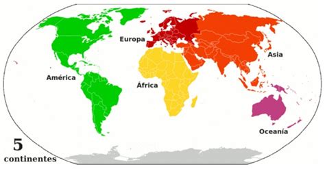 Mapa Mundi Con Sus 5 Continentes Solo Para Adultos En Madrid