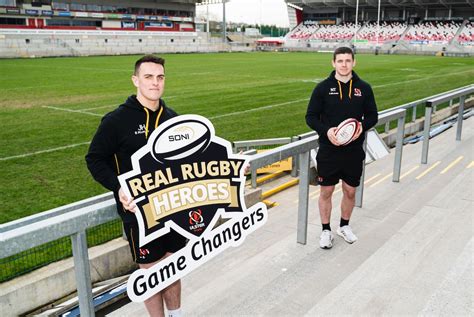 Soni And Ulster Rugby Launch ‘real Rugby Heroes Game Changers Armagh I