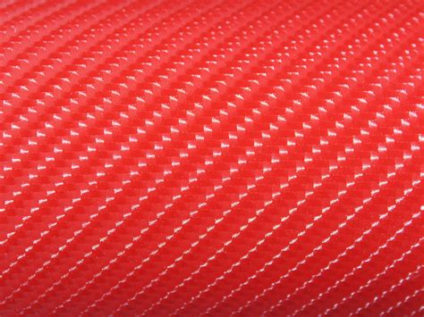 Rwraps™ Red 4d Carbon Fiber Vinyl Wrap Car Wrap Film