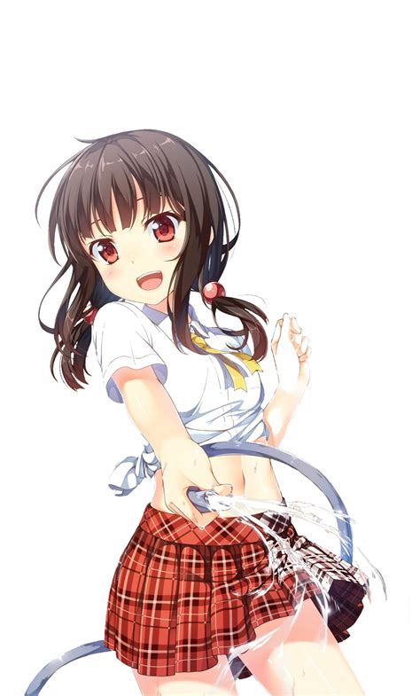 Download Fun Play Anime Girl Cute School Dress Wallpaper 1280x2120