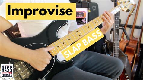 Get the tabs for these 5 beginner bass lines so you always have something you can play that is sure to impress. Learn How To Improvise SLAP BASS - YouTube