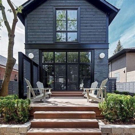 65 Modern Farmhouse Home Office With Black Window Trim 46 Black