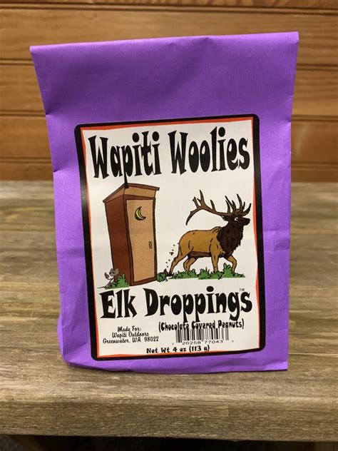 Elk Droppings Chocolate Covered Peanuts Wapiti Outdoors Llc
