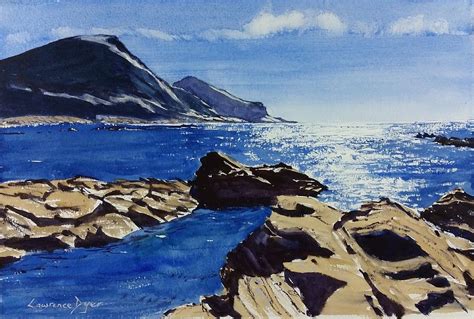 Crackington Haven Sparkle Painting By Lawrence Dyer Fine Art America