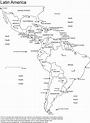 Printable Map Of Central And South America - Printable Maps