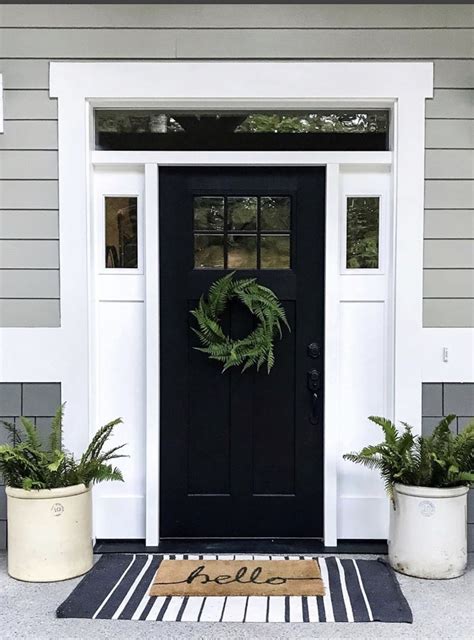 20 Black Doors Black Trim