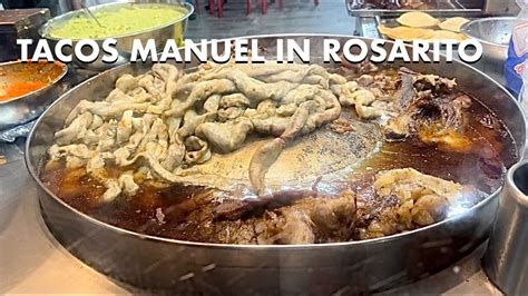 Mouthwatering Adobada Quesadillas And Tacos In Rosarito 🌮tacos Manuel 🌮