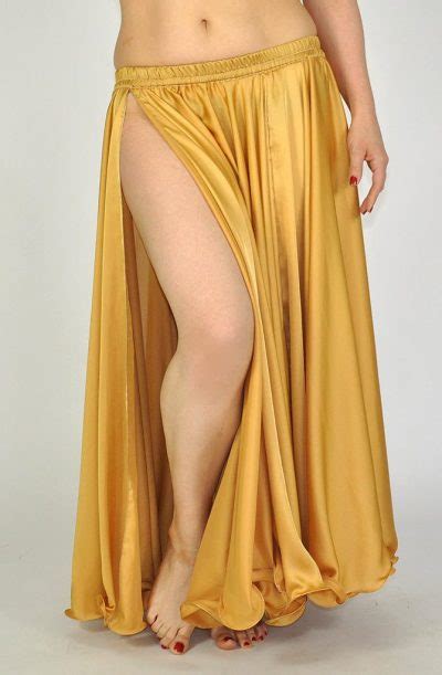 silky satin skirt gold bellydance boutique uk