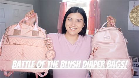 Itzy Ritzy Blush Boss Diaper Bag Vs Skip Hop Blush 6 In 1 Diaper Bag 💕