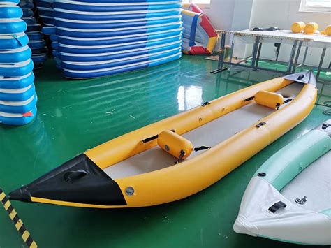 Single Double Kayak Inflatable Fishing Boat Foldable Canoe Henan Windo