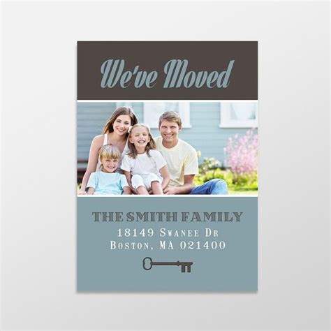 Custom Digital Moving Announcement Weve Moved Move Etsy Moving