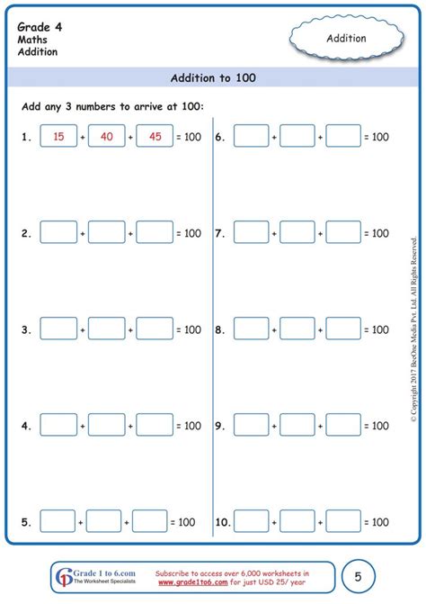 Pin On Grade 4 Math Worksheets Pypcbseicsecommon Core