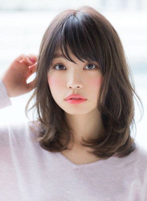 Japanese Medium Length Hairstyle Medium Asian Hair Medium Hair