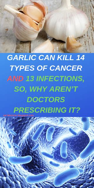 Healthy Beauty And Diet Garlic Can Kill 14 Types Of Cancer And 13