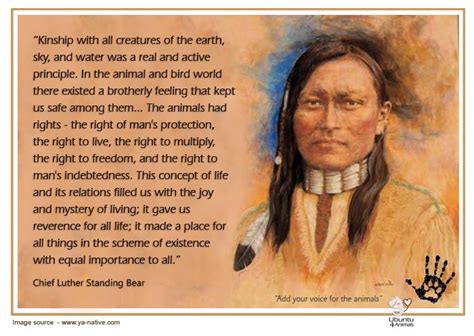 Chief Luther Standing Bear Animal Rights Animal Welfare Native