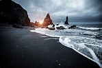 Top 5 black sand beaches in Iceland