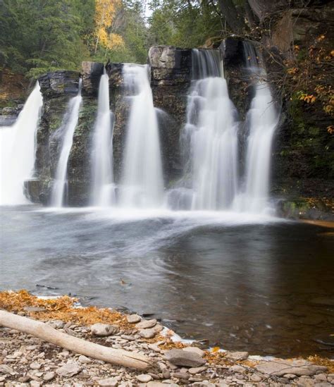Waterfall Beauty On Michigans Upper Peninsula Waterfall Michigan
