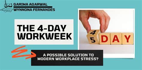 4 Day Workweek A Possible Solution To Modern Day Stress Part 1 Nickeled And Dimed