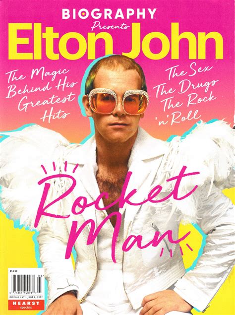 Biografía Presenta La Revista Elton John Rocket Man México Ph