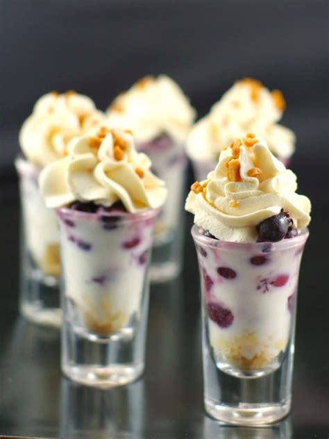 It is a mix of thick kheer (rice pudding ) and motichur laddu. Saskatoon berry dessert shooters | juneberry, - Food ...