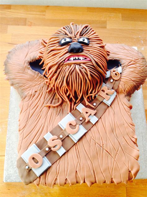 Chewbacca Cake Chewbacca Cake Star Wars Party Star Wars Birthday