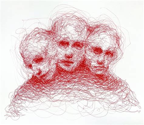 Scribbled Portraits Of Brooding Figures By Adam Riches — Colossal