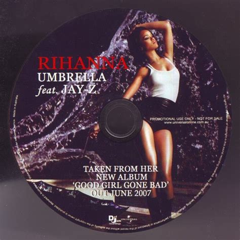 rihanna ft jay z umbrella 2007 picture cd cdr discogs