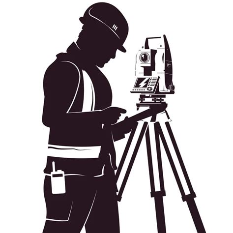 Surveyors Geodimeter Working Green Field ⬇ Vector Image By © John1279