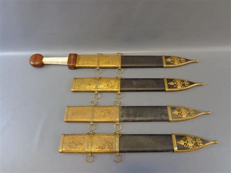 Steel Roman Sword And Scabbards Set Ancient Armor Roman Sword Sword