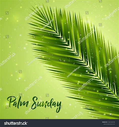 Palm Sunday Background Stock Vector Royalty Free 1363160198