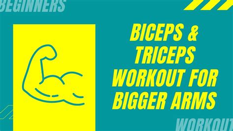 Biceps And Triceps Workout For Bigger Arms Full Routine And Top Tips Youtube