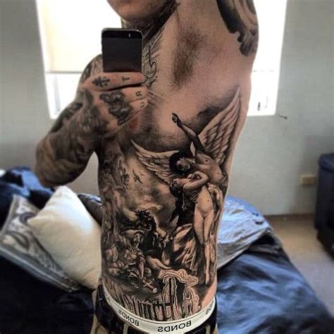 40 Rib Tattoos For Men Incredible Side Ink Designs