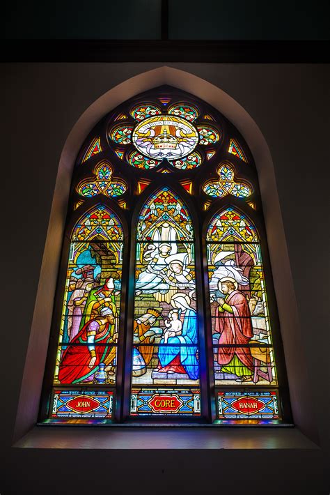 Stained Glass Window In A Church Hoodoo Wallpaper