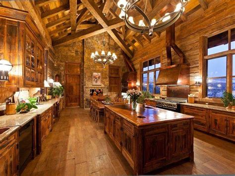 Best Log Cabin Kitchens Ideas Pinterest Home Get In The