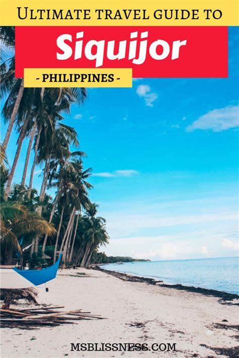 Siquijor Itinerary How To Explore The Island Of Fire Ms Blissness Asia Travel Philippines