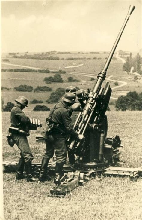 A German 37mm Anti Aircraft Gun German Soldiers Ww2 German Army