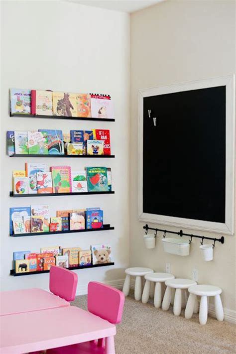 30 Education Kids Playroom With Chalkboard Ideas Homemydesign