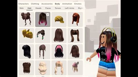 New Roblox Hair For Free Pt 1 Youtube