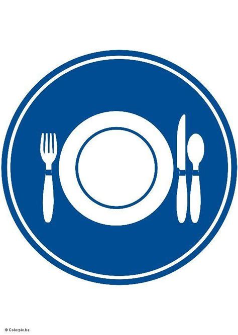 Assiette et couvert dessin : dessins couverts table