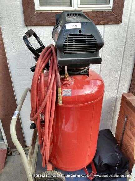 Craftsman 33 Gal Vertical Portable Air Compressor On Wheels W Single