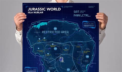 Jurassic World Island Map — Christopher Lee