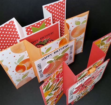 How To Fold A Panel Card Fancy Fold Cards Fancy Fold Card Tutorials